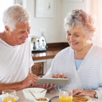 Laughing Senior Couple