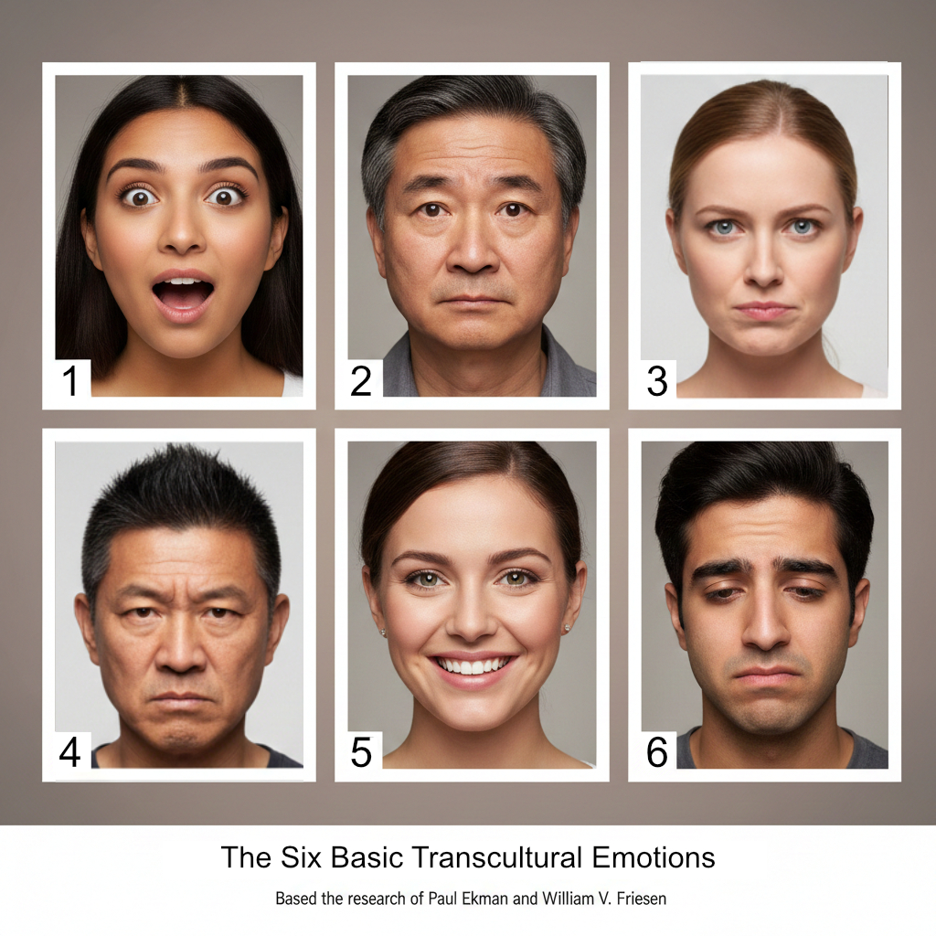 Facial expressions chart
